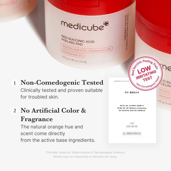 [Subscr.] Red Succinic Acid Panthenol Pads
